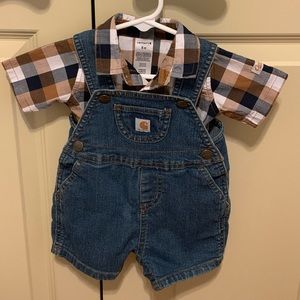 Carhartt Coveralls Set 6 Months